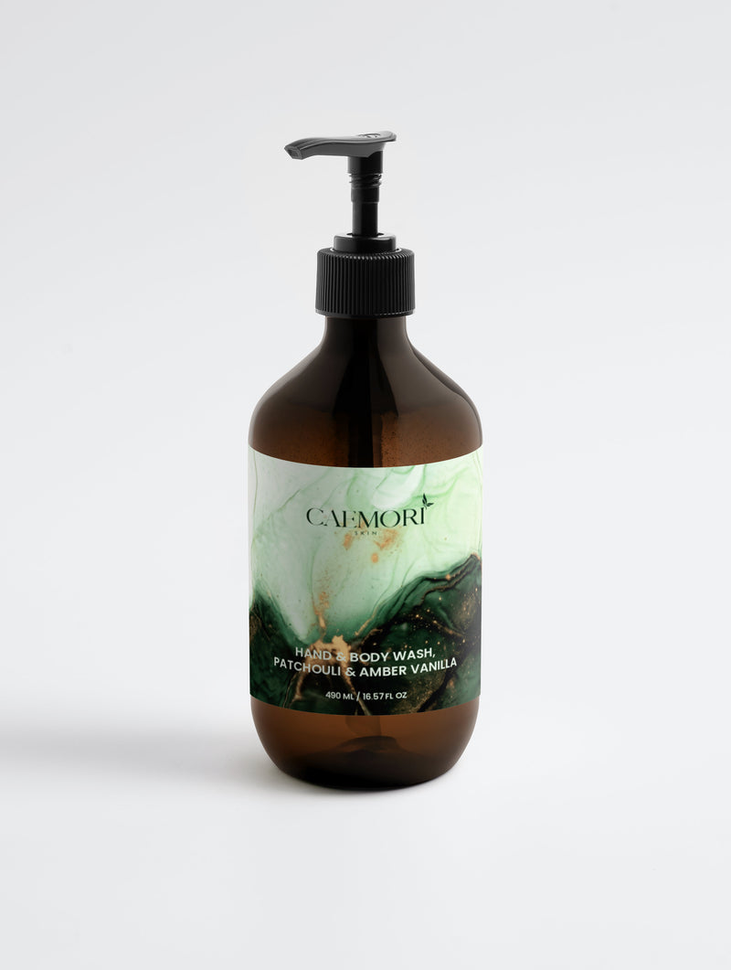 Hand & Body Wash, Patchouli & Amber Vanilla