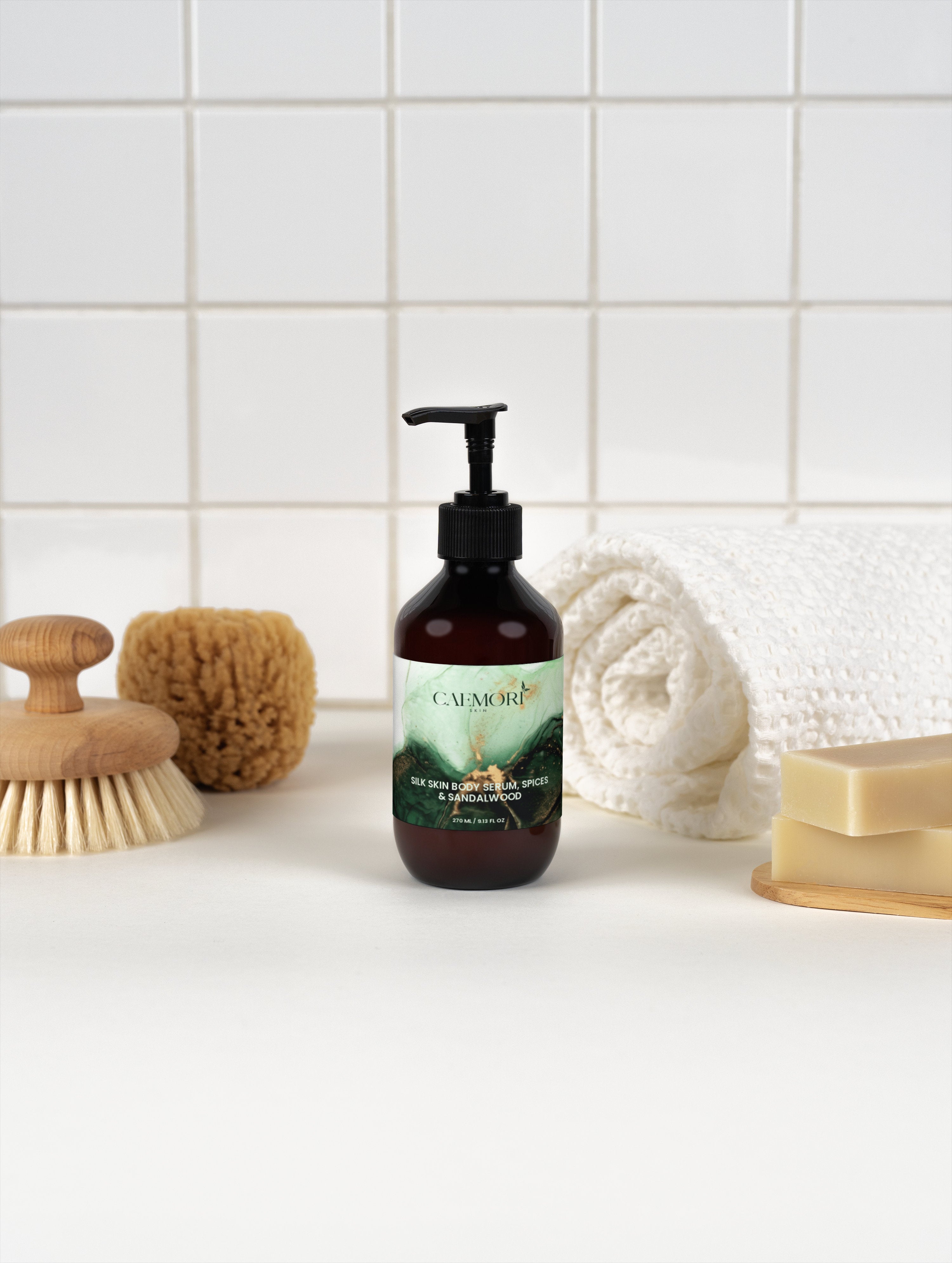 Silk Skin Body Serum, Spices & Sandalwood