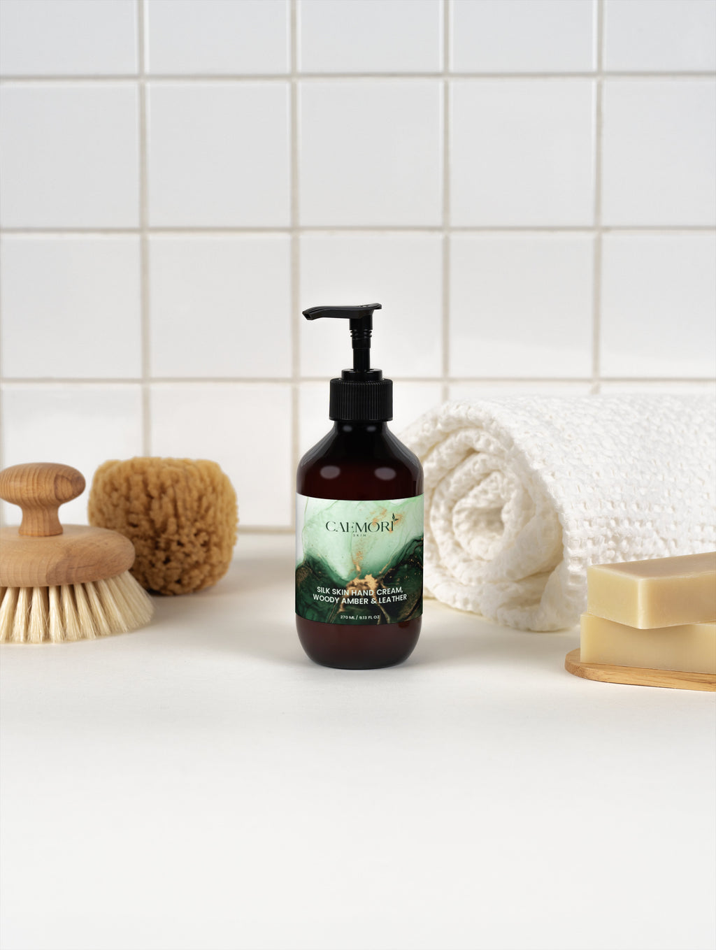 Silk Skin Hand Cream, Woody Amber & Leather