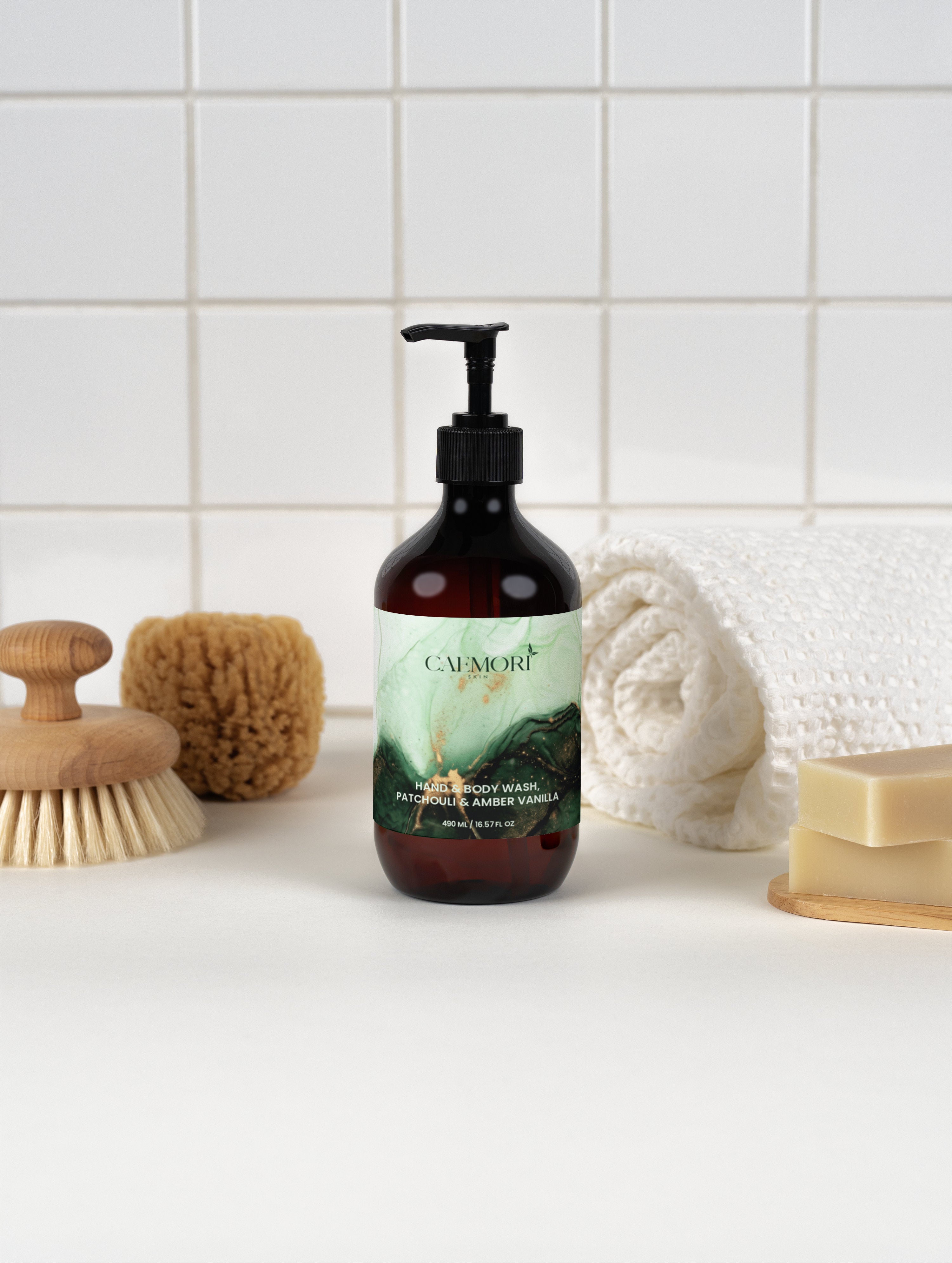Hand & Body Wash, Patchouli & Amber Vanilla