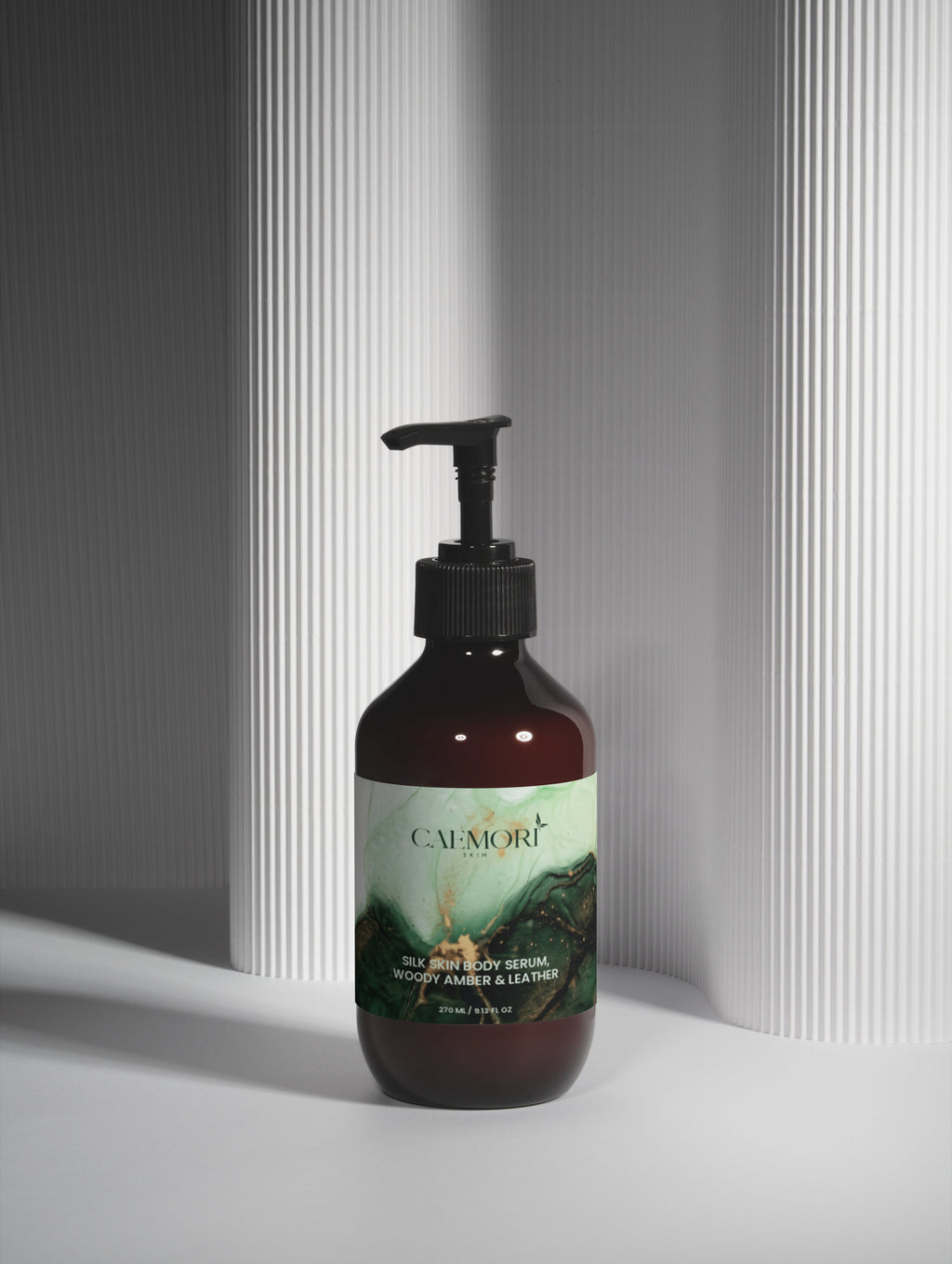Silk Skin Body Serum, Woody Amber & Leather